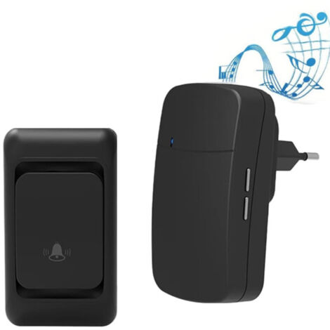 Wireless Outdoor Musical Doorbell - Waterproof, 38 Songs, Adjustable Volume, Digital Alarm - Ideal for Front Doors & Home Security (1/4)