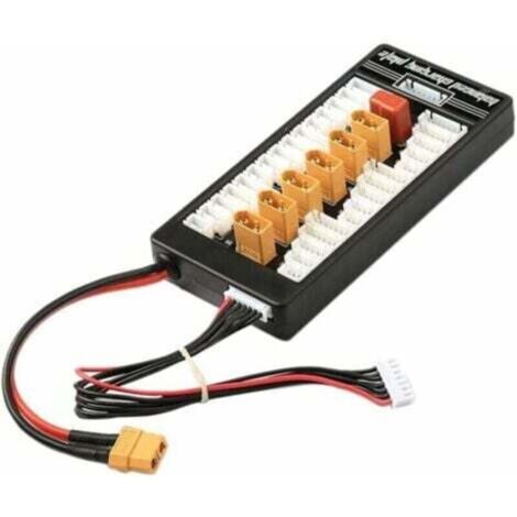 T-Bug XT60 2-6S Lipo Battery Charger Parallel Balanced Loading Cardboard Board with Parallel Balanced Loading Board (1/4)