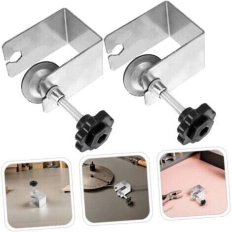 Pieces Galvanized Sheet Metal C-Clamps for Heavy-Duty Clamping and Fixing, for Installing Furniture Panels, Woodworking Tools and Cabinet Assembly