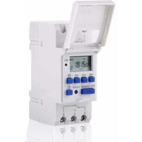 LCD Digital Timer, Programmable Digital Timer with LCD Display, Weekly Programmable Time Switch, 16-on & 16-off Timer Relay (220V) -- TRIMEC (1/4)