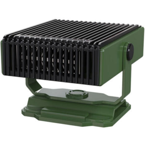 12V Car Heater, High Power Winter Defogger (Dark Green 12V)