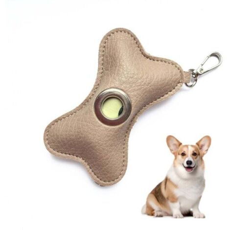 Portable dispenser for dog waste bags