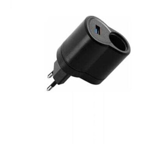 Car Cigarette Lighter Adapter, Car Power Adapter, AC to DC Power Converter, 220V to 12V Car Charger, Mains Charger (1/4)