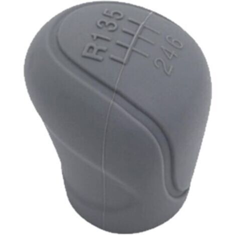 set of silicone gear shift knob covers (Grey), universal protective cover for car gear shift knob, suitable for Great Wall Haval H2S/H6/M6