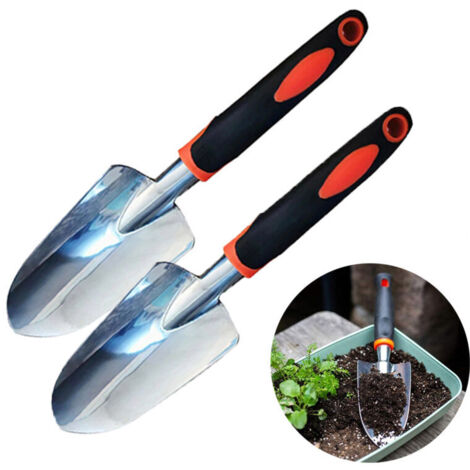 Garden shovels, hand trowels, sturdy hand shovels with ergonomic handles, small gardening tool shovels for digging (1/4)