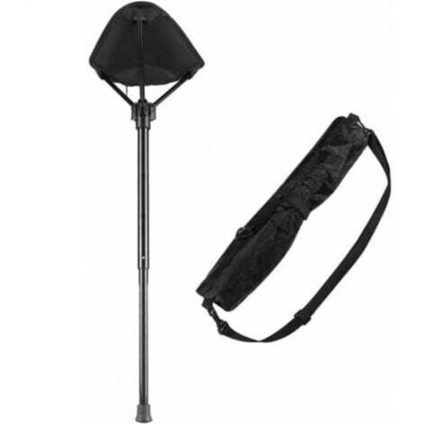 Portable Folding Stool, Retractable Stool, Lightweight Travel Stool with Adjustable Height, Camping Stool for Fishing/Indoor/Outdoor Activities, Maximum Load 250 LB