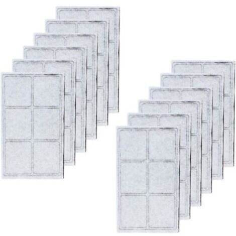 Pack of 12 Replacement Filter Cartridges for Petsafe Drinkwell Water Fountain (1/4)