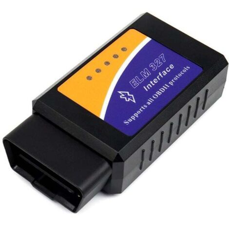 ELM327 OBD2 V2.1 Bluetooth Car Tester, Fault Diagnostic Tool, Compatible with iOS/Android/PC (1/4)