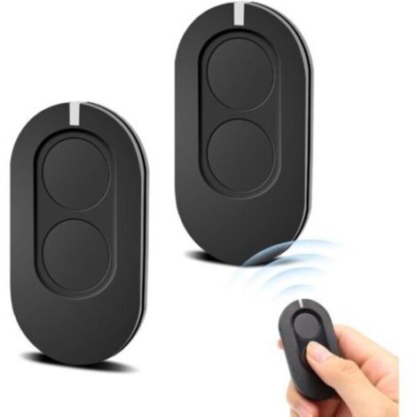 2-piece garage door opener, 2-button wireless remote control, compatible with Ditec BIXLS2 BIXLP2 GOL4 BIXLG4 ZEN2 ZEN4W