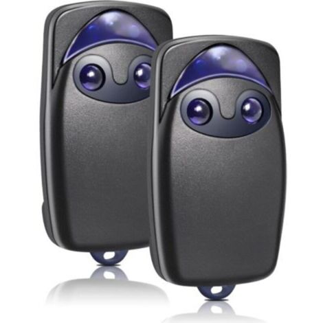 Gate remote control for Flor-s, 2PCS 433.92 MHz Garage Door Remote Control Compatible with Flo2R-S, 2 Channels