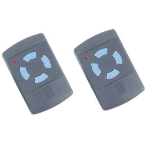 Sdre HSM4 868 MHz Garage Door Remote Control with 4 Buttons, Blue Color. Replaces Hormann 868 MHz transmitters: HS4, HSM2, HSP4, HS1, Tubauto HSM4, Tubauto HS4, 2-Pack.