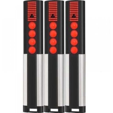 Set of 3 868MHz Remote Controls for Gates and Garage Doors, Compatible with Remote Controls 4020 TX03-868-4, 4026 TX03-868-2, 4020V000, 4026V000, 4 Channels