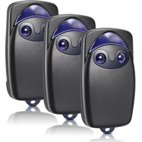 Gate remote control for Flor-s, 3PCS 433.92 MHz Garage Door Remote Control Compatible with Flo2R-S, 2 Channels