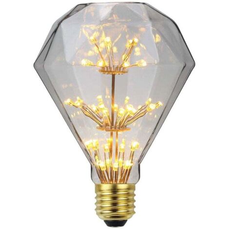 LED Vintage Bulb RGB Firework Edison Bulb 3W 220/240V E27 Decorative Bulb (G95 Diamond)