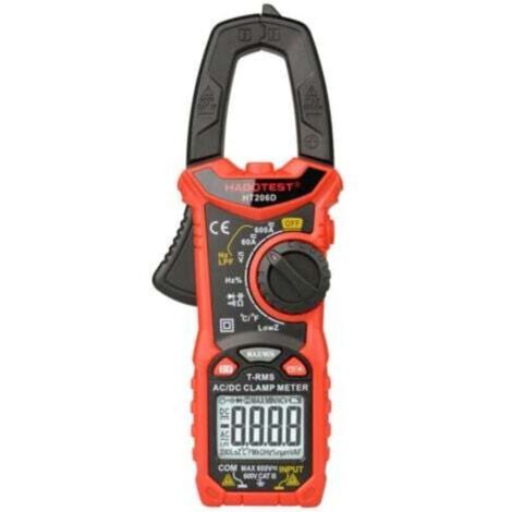HT206D Monoblock Digital Clamp Meter, High-Precision Professional Multimeter, Smart AC and DC Digital Clamp Meter (1/4)