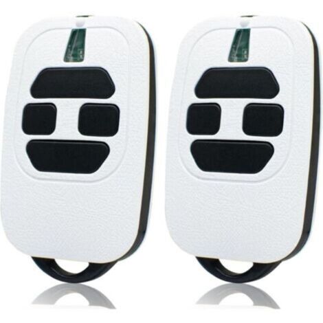 Pack of 2 portable garage door transmitters, 433.92 MHz, compatible with DEA GTI2 and DEA GTI4 (1/4)