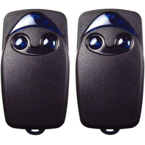 x Flo2r-s 433.92 MHz 2-button electric garage door remote control, compatible with the Nice Remote TRIMEC garage door remote control