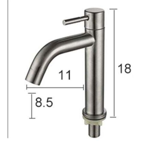Bathroom Sink Faucet, High Mixer Tap for Bathroom Sink or Basin, Cold Water Mixer Tap (1/2)