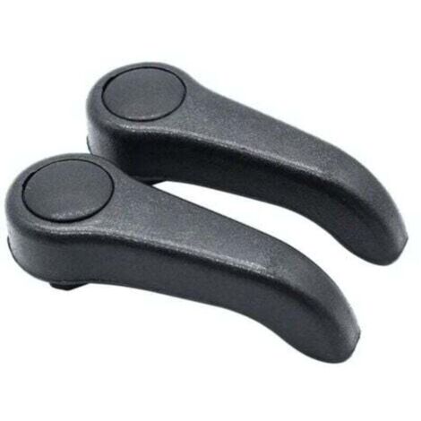 Black Front Seat Adjustment Handles for Renault Clio 2 Twingo 1 7701209658 7701470827 (1/4)