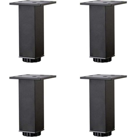Adjustable Height Aluminum Alloy Furniture Legs, Coffee Table/Sofa Legs, Bathroom/Sink Cabinet Legs (12cm/4.7in) (1/4)