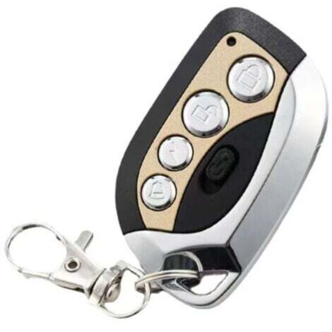 Wireless Remote Control Duplicator, Gate Remote Control Copy, 433.92MHz Electric Cloning Universal Key Fob Duplicator for Garage Door (Gold)