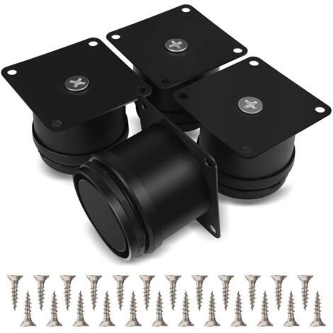 Furniture legs, adjustable furniture legs, set of 4 furniture legs, 50mm furniture legs, adjustable cabinet legs (1/4)