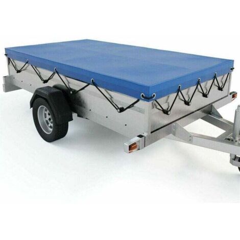 UV Protective Cover Waterproof Tarpaulin for Trailer 208 114 13cm (Royal Blue)
