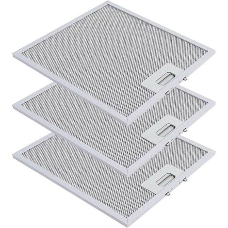 Extractor Hood Filter 305mm x 267mm Metal Grease Filter Compatible with Elica Kitchen Extractor Hood (3 Pieces) (1/4)