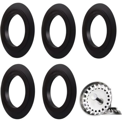 Elastomer Sink Drain Seal for Kitchen Basin and Bathtub, for Filter Baskets, Drain Plug, Valve and Strainer, Sink Valve (O-rings for 78, 79, 80, 82, 83 mm) (1/4)