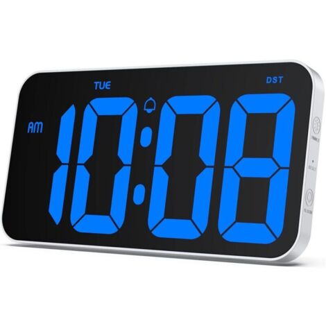 11-inch digital clock with large, clear 4-inch numbers, table or wall mount, digital alarm clock, digital wall clock or desk clock (1/4)