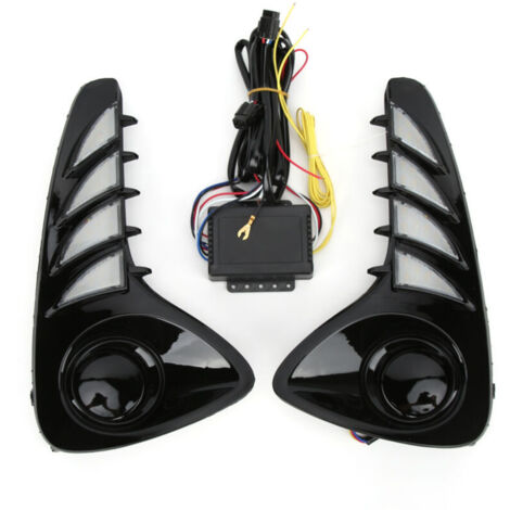 Pair of car daytime running lights, LED replacement turn signals for Vios 2020-2021