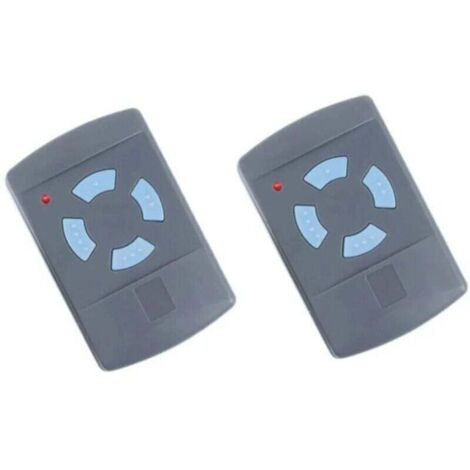 2-Pack Sdre HSM4 868 MHz Garage Door Remote Control with 4 Buttons, Blue. Replaces Hormann 868 MHz transmitters: HS4, HSM2, HSP4, HS1, Tubauto HSM4, and HS4.
