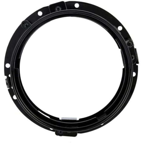 7-inch car headlight mounting bracket, round ring for Jeep Wrangler (black) (1/4)