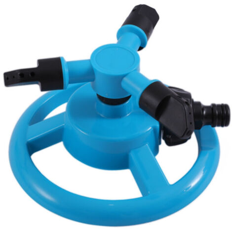 Set of 2 automatic lawn sprinklers, garden irrigation system, large coverage area, 360-degree rotation (1/4)