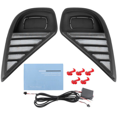 Front LED daytime running lights (DRL), 3-color turn signals suitable for Highlander 2019-2021