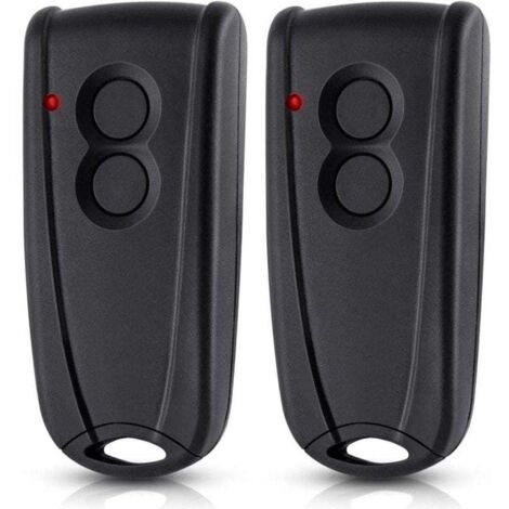 Garage Door Remote Control for EcoStar RSC2-433 RSE2-433 RSZ1-433, Compatible with Hormann Ecostar Liftronic/TUBAUTO EuroPro 500/700/800 Portronic D2500/D5000/S4000, 2 Pieces