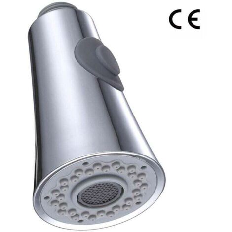 Kitchen Faucet Pull-Out Sprayer, 2 Jets, Replacement Faucet Head, Pull-Out Sprayer for Kitchen Mixer Tap, Veneer, G1/2"/61001 (1/4)