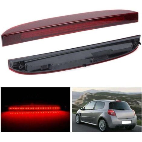 High-level third brake light, red, part number 7700410753, suitable for Renault Clio II 1998–2005.