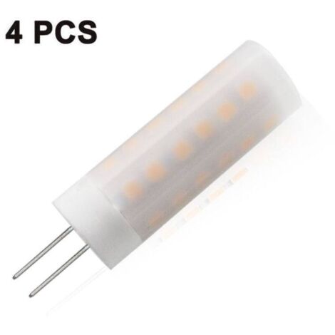Pack of 1 to 10 G4 LED Flickering Flame Bulbs, 12V DC to 24V, Fire Effect, 4 pieces
