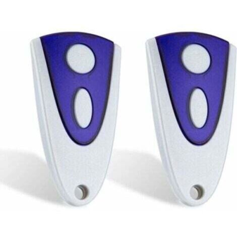 Set of 2 garage door remote controls compatible with Novoferm Novotron 502 MAX43-2 Novotron 512 MIX43-2 433.92 MHz