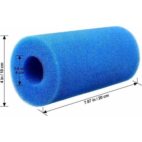 Pack of 6 Type A Filter Sponges - For Swimming Pools - Replacement Filter - Pump Cartridge - Reusable - Washable - Foam - Pool Filter - For Swimming Pools and Spas