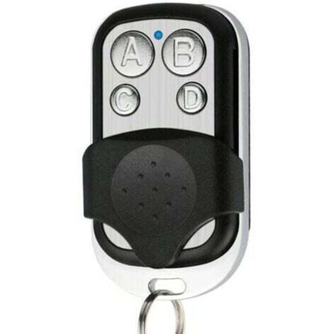 2-pack Universal Gate Remote Control, 433.92 MHz Frequency for Automatic Gates, Wide Range - Programmable Universal Gate Remote Control with Fixed Code and 12V Battery Included