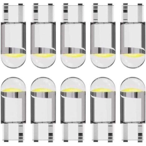 T10 W5W 194 LED bulb for cars, 12V, 6000K (white), COB, 168 LED bulb, 2825 T10 W5W LED bulb, LED interior lighting, W5W LED bulb, LED bulb for cars (1/4)