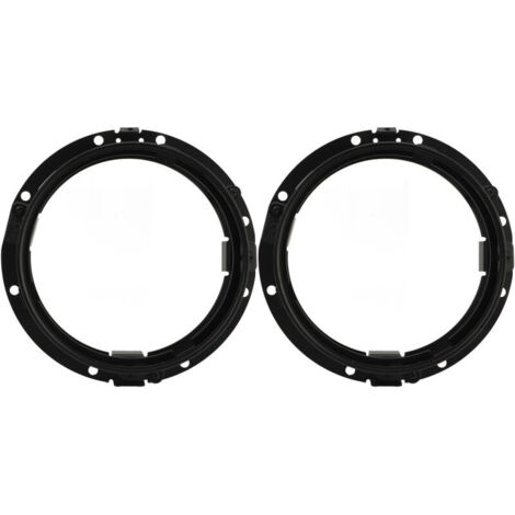7-inch round headlight ring, headlight mounting bracket, retaining bezel ring for Wrangler JK 2007-2018, 2 pieces