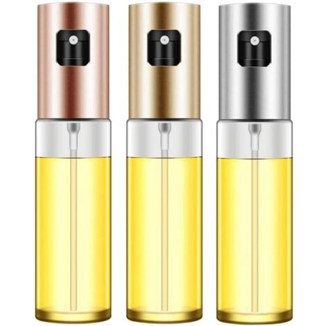 3-Piece Oil Sprayer Set, Oil Spray Bottle, Olive Oil Sprayer, Oil and Vinegar Spray for Cooking, BBQ, Salad, Baking, Roasting (100ML) (1/4)