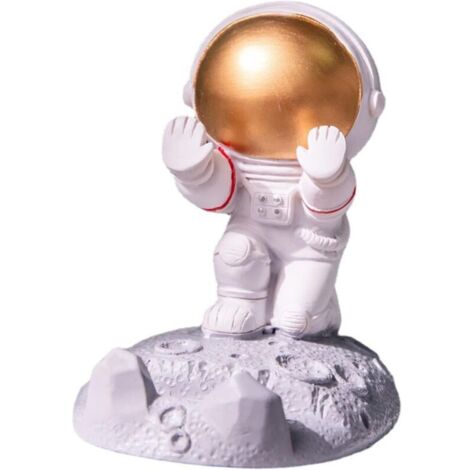 Mobile Phone Holder for Tablet, Car Dashboard Phone Holder in Cartoon Astronaut Shape, Protective Phone Holder Mat (1/4)