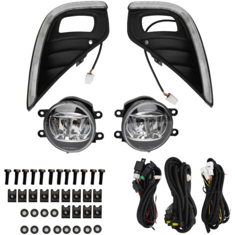 Front LED daytime running lights (DRL) + fog lights, waterproof, suitable for Highlander 2019-2021 (1/4)
