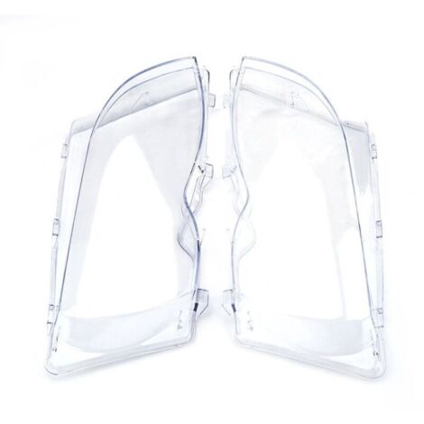Set of 2 clear car headlight lenses, Main Clear, for 3 Series E46 01-05 Facelift 63126924043 63126924044 (1/4)