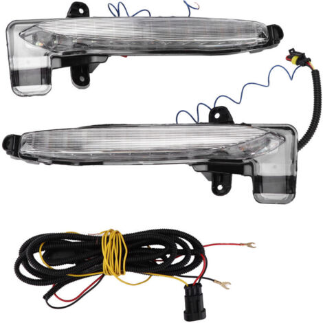Dynamic LED fog lights, high visibility, waterproof, universal replacement for Corolla 2020-2021 12V, 2 pieces (1/4)