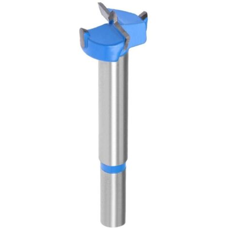 21mm drill bits, tungsten carbide auger for wood hole saws, hinge hole drilling for woodworking (blue, grey)